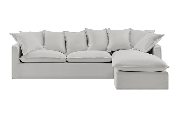 Brosa Palermo 3 Seater Modular Sofa with Right Chaise (Grey) – Lotza ...