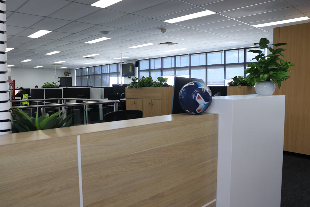 Sempre Reception Counter - Natural Oak