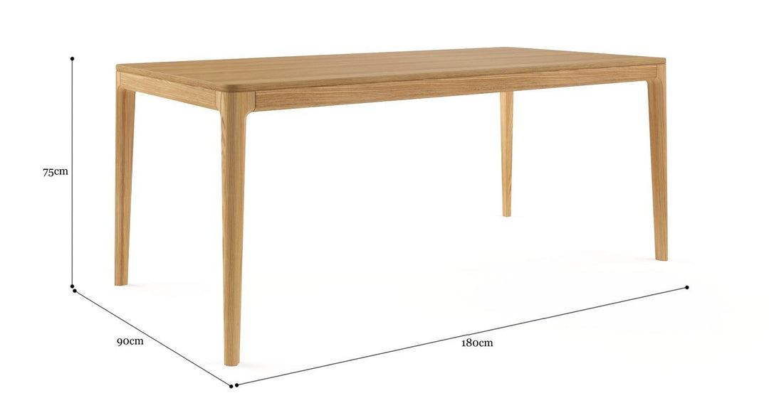 Brosa Drek Dining Table Natural Oak