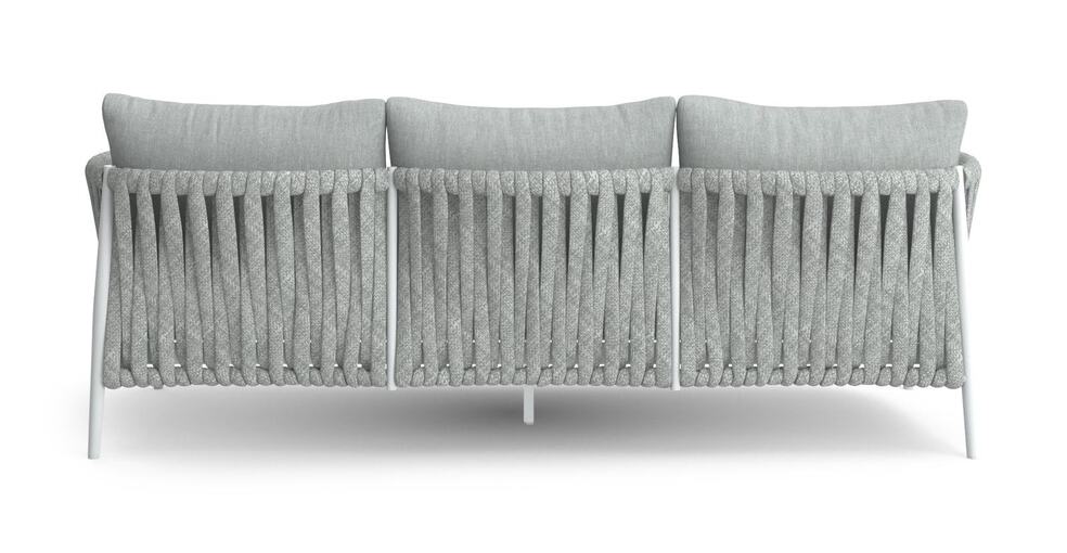Brosa Maui 3 Seater Outdoor Sofa Piece (Alabaster, Right Arm)