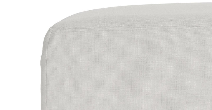 Brosa Slip Cover Set For Drake Ottoman - Corinthian White