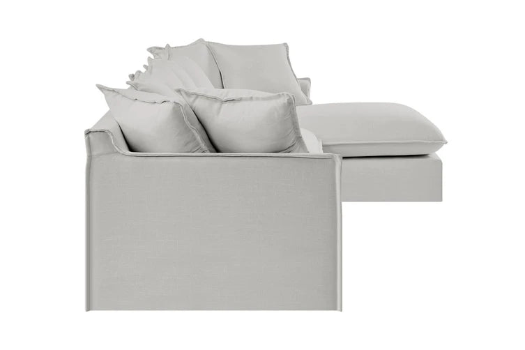 Brosa Palermo 3 Seater Modular Sofa with Right Chaise (Grey) – Lotza ...