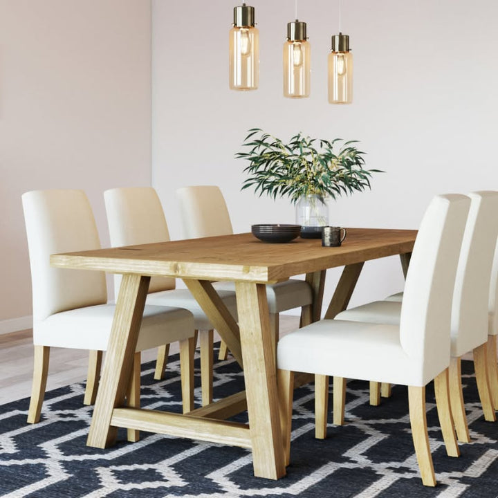 Brosa Grace Set of 2 Dining Chairs – Light Beige