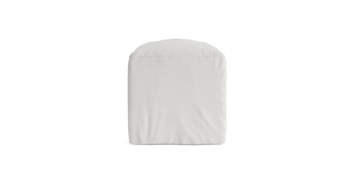 Brosa Slip Cover Set For Drake Ottoman - Corinthian White