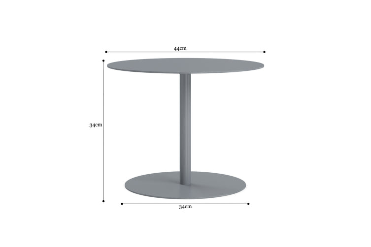Brosa Cancun Outdoor Coffee Table (Silver, Small)