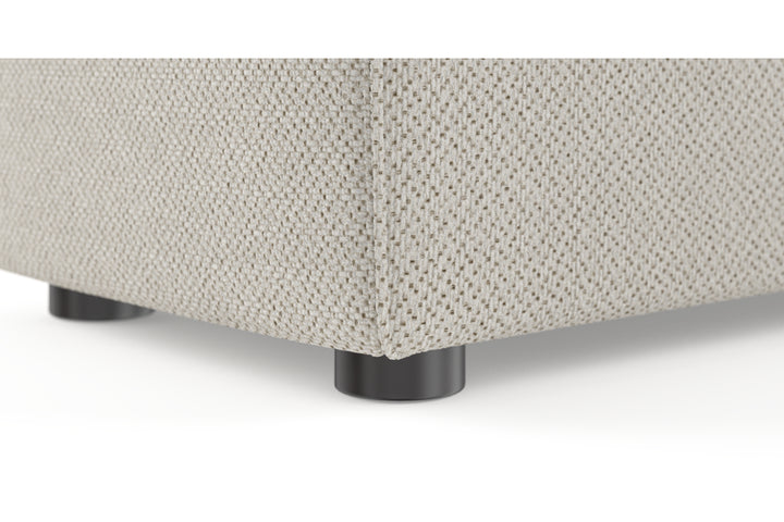 Brosa Drake Ottoman (Seashell White)