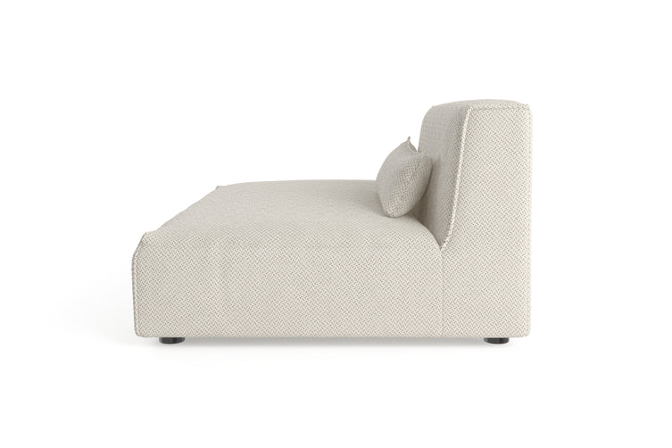 Brosa Drake Open Modular Chaise Piece (Seashell White)