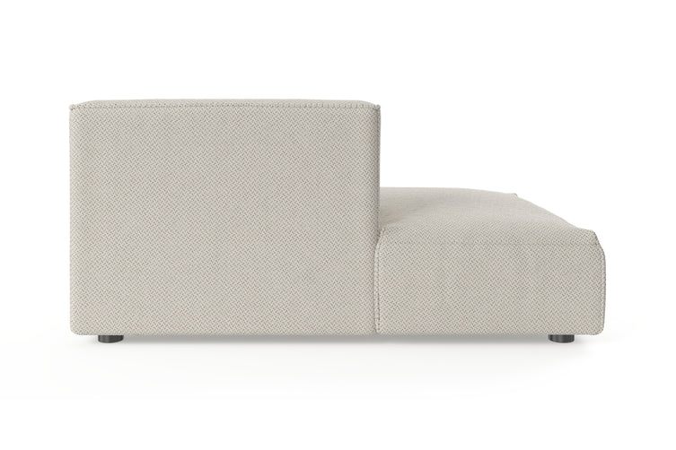 Brosa Drake Open Modular Chaise Piece (Seashell White)