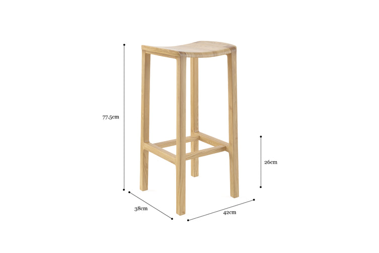 Brosa Milly Bar Stool Low (Natural)