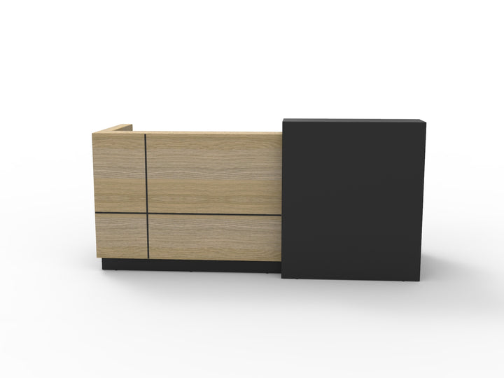 Sempre Reception Counter - Natural Oak