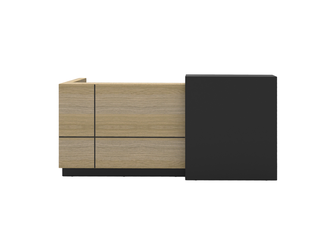 Sempre Reception Counter - Natural Oak