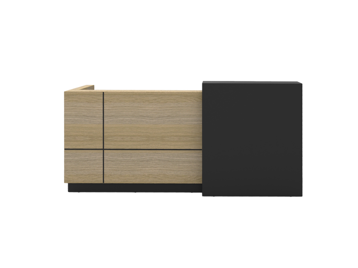 Sempre Reception Counter - Natural Oak