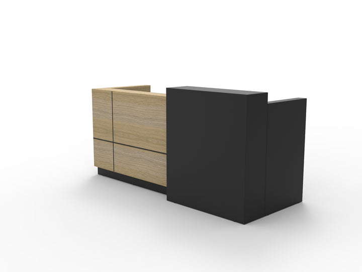 Sempre Reception Counter - Natural Oak