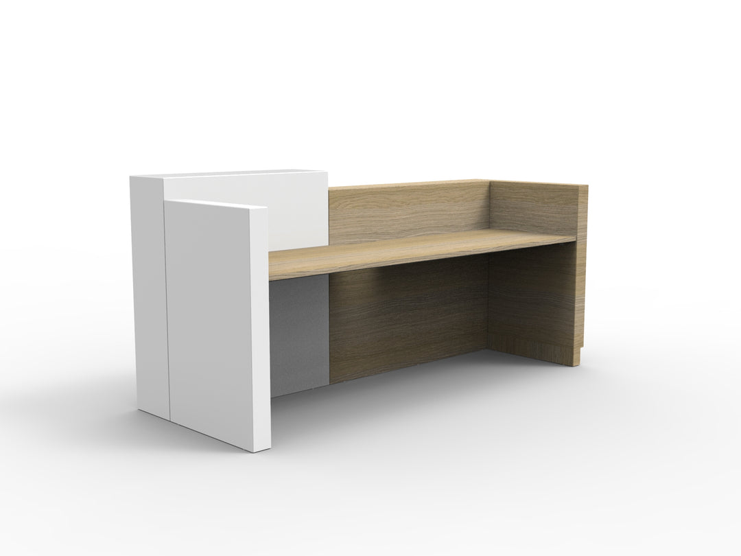 Sempre Reception Counter - Natural Oak