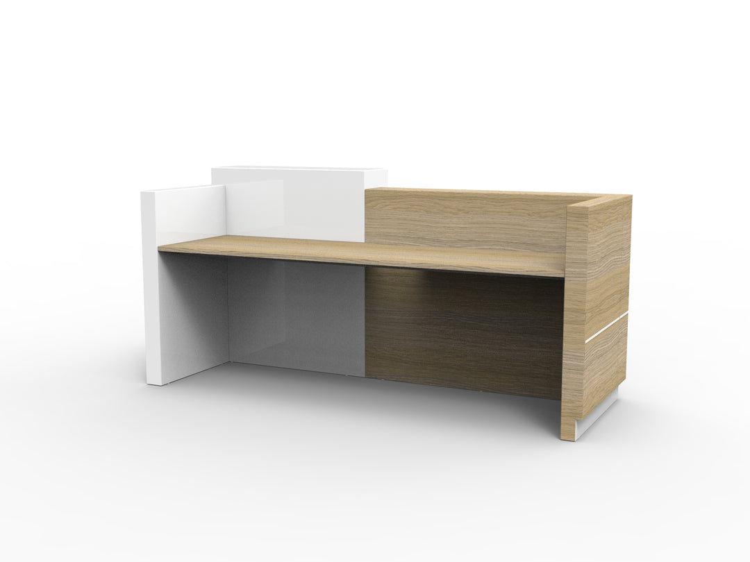 Sempre Reception Counter - Natural Oak