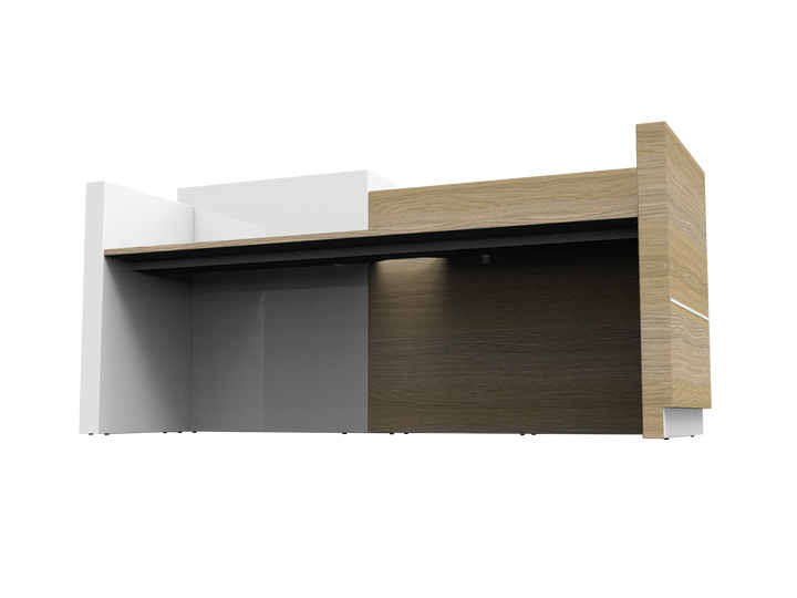 Sempre Reception Counter - Natural Oak