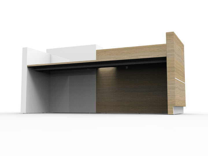 Sempre Reception Counter - Natural Oak