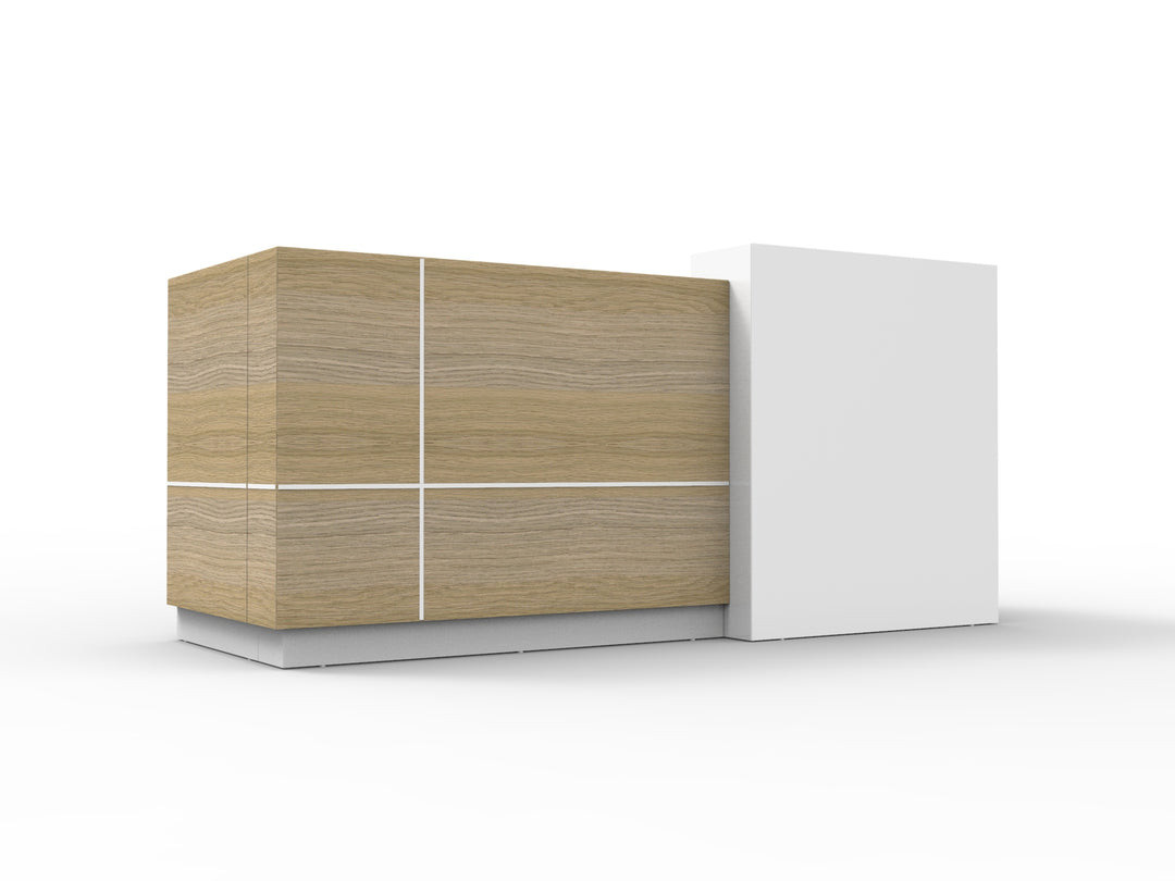 Sempre Reception Counter - Natural Oak