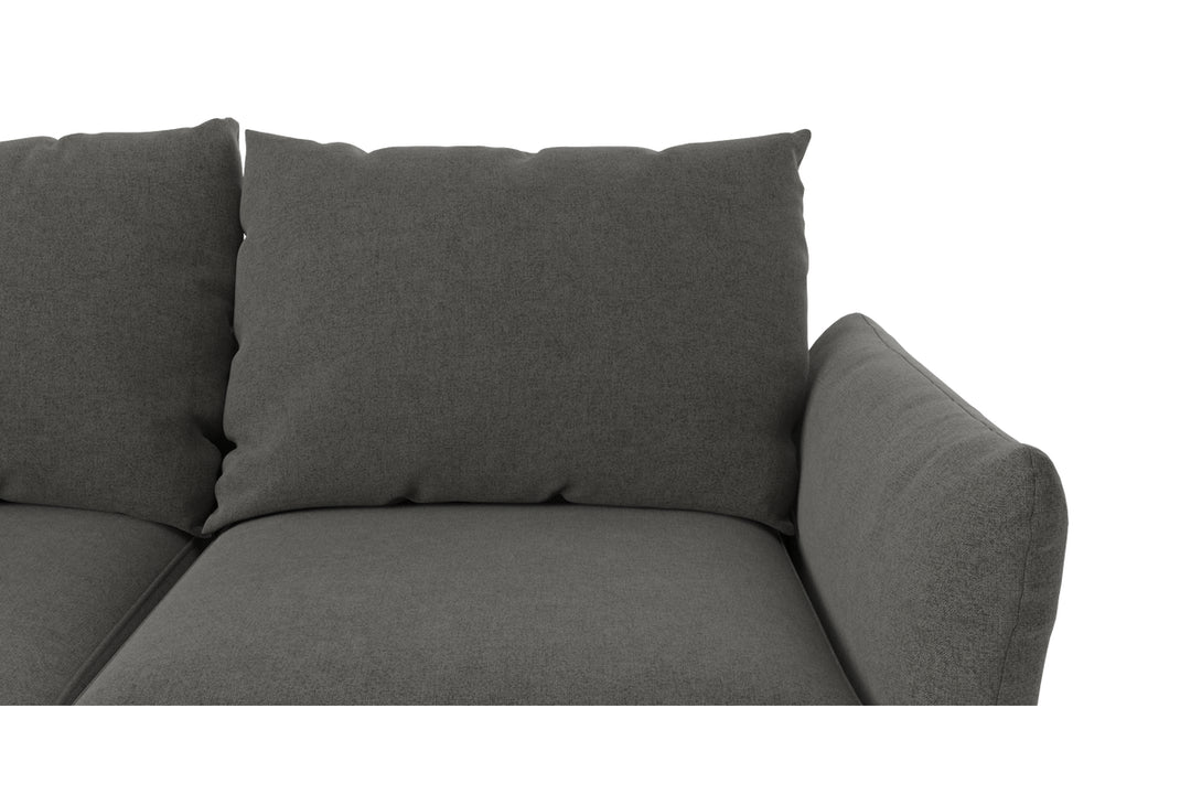 Brosa Austin Full Sleeper Modular Sofa with Storage (Dark Gull Grey)