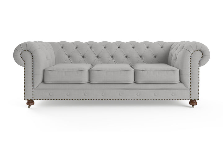 Brosa Camden Chesterfield 3 Seater Sofa (Cloud Grey)