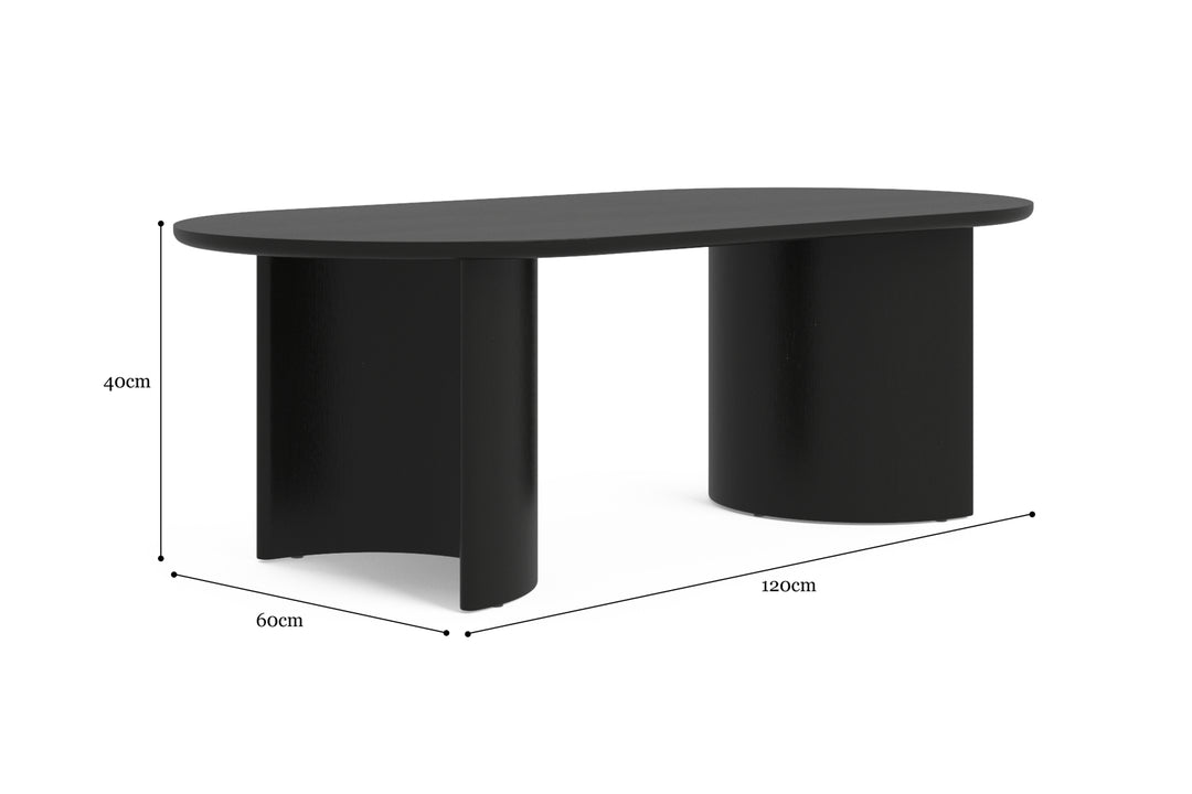 Brosa Coltrane Coffee Table (Black Beech Wood)