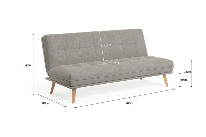 Brosa Mallow Sofa Bed (Moonlight Grey)