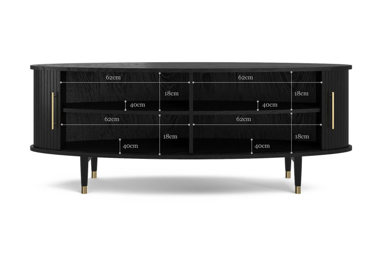 Brosa Melody Entertainment Unit (Java Black)