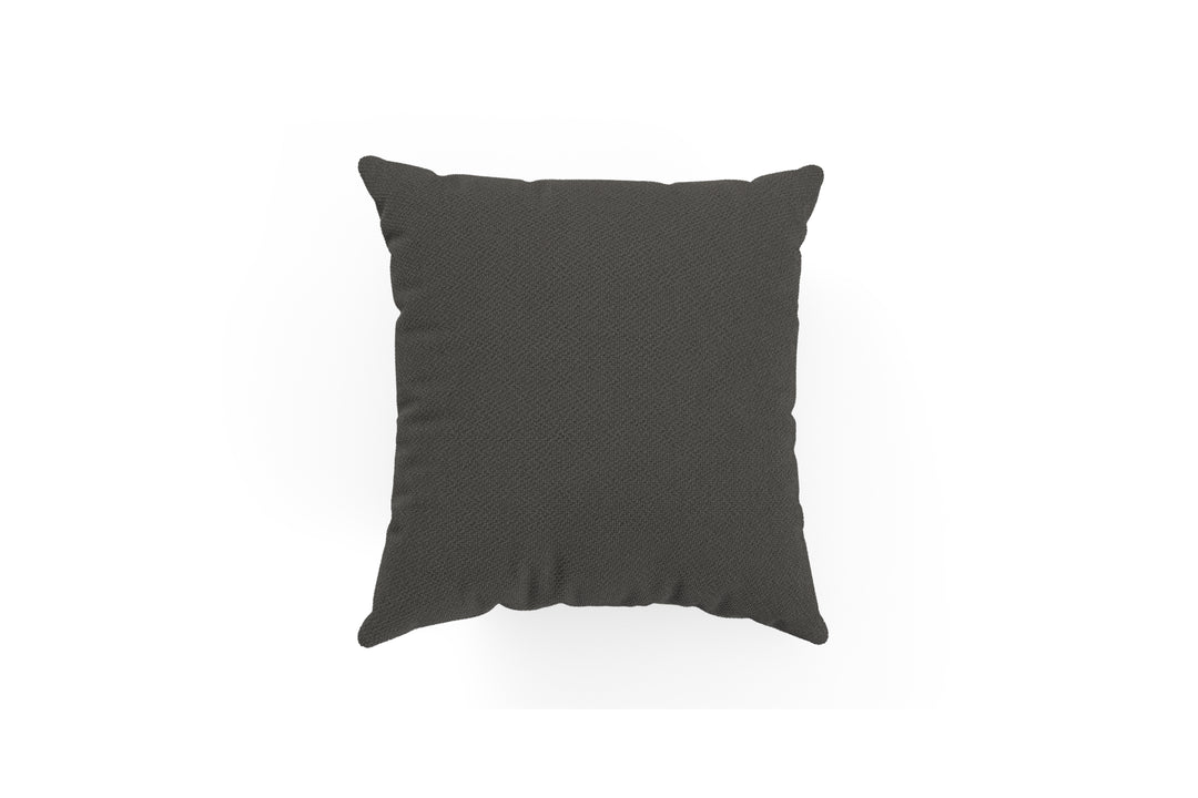 Brosa Seta Standard Cushion (Nickel Grey, 50 × 50cm)