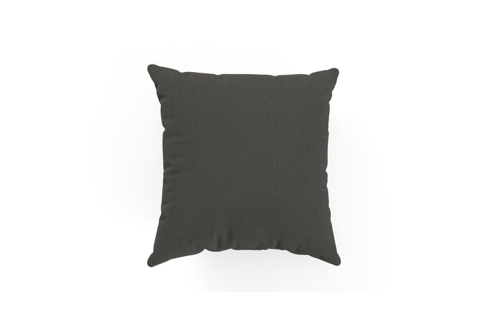 Brosa Seta Standard Cushion (Nickel Grey, 50 × 50cm)