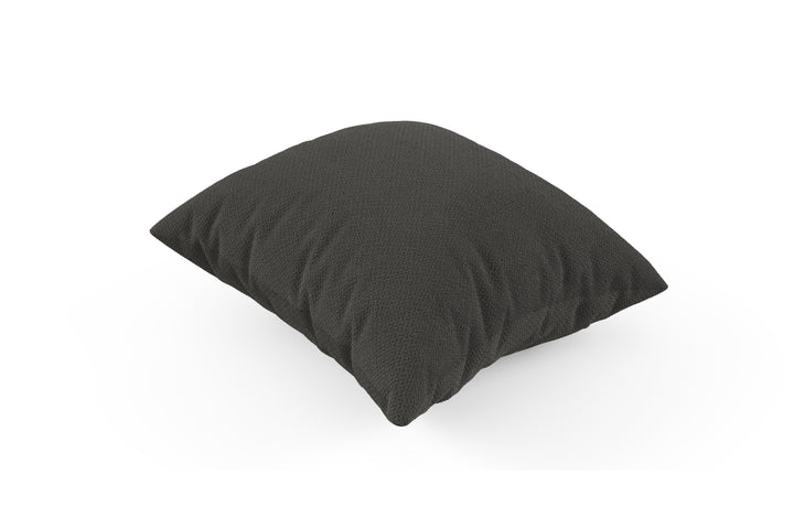 Brosa Seta Standard Cushion (Nickel Grey, 50 × 50cm)