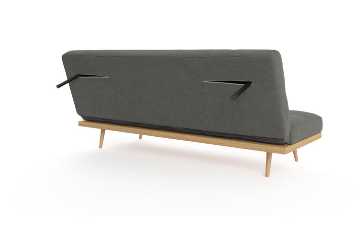 Brosa Siesta 3 Seater Sofa Bed (Dark Gull Grey)
